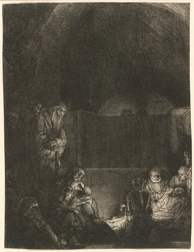 A temetés alkotó: Rembrandt van Rijn