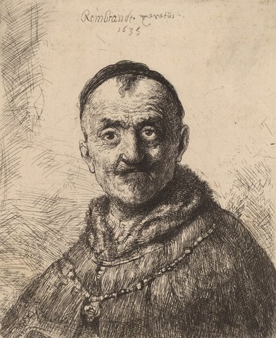 Az első keleti fej, 1635. alkotó: Rembrandt van Rijn