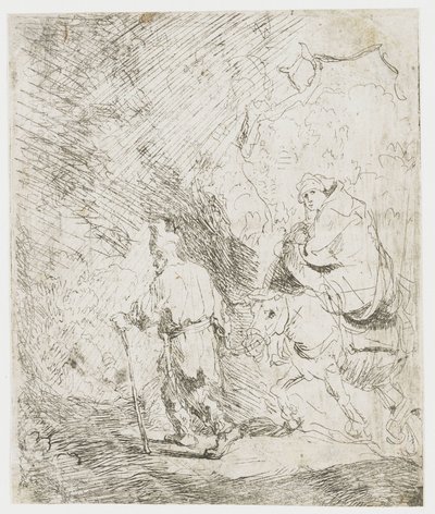 A menekülés Egyiptomba alkotó: Rembrandt van Rijn