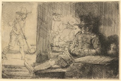 A golfjátékos alkotó: Rembrandt van Rijn