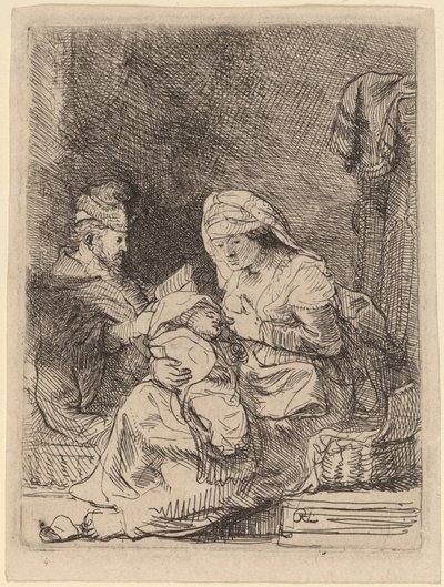 A Szent Család alkotó: Rembrandt van Rijn