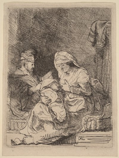 A Szent Család alkotó: Rembrandt van Rijn