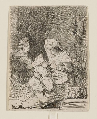 A Szent Család alkotó: Rembrandt van Rijn