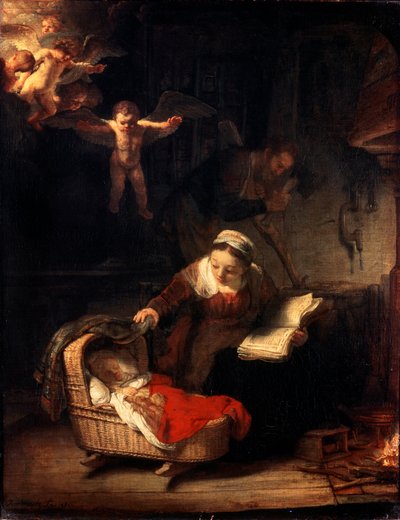 A Szent Család, 1645. alkotó: Rembrandt van Rijn