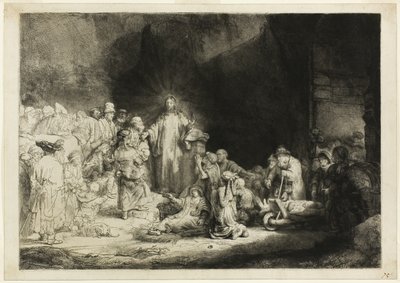 A száz gulden nyomat alkotó: Rembrandt van Rijn