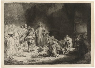 A száz gulden nyomat alkotó: Rembrandt van Rijn
