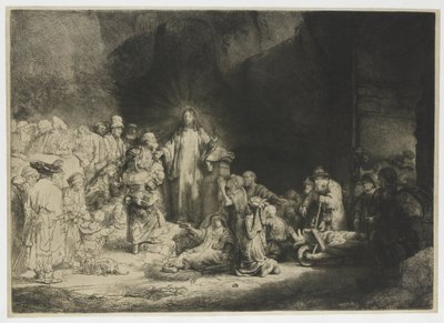A száz guldenes metszet alkotó: Rembrandt van Rijn
