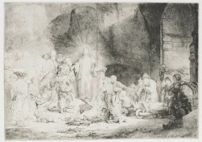 A száz guldenes metszet alkotó: Rembrandt van Rijn