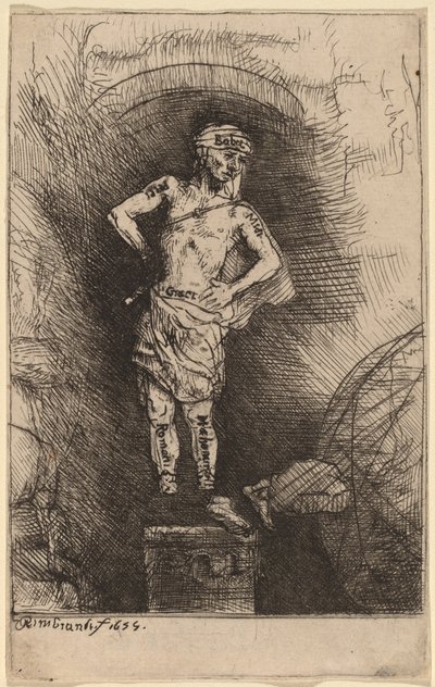 A kép, amelyet Nabukodonozor látott alkotó: Rembrandt van Rijn
