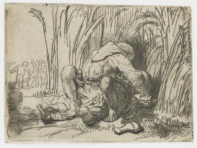 A szerzetes a kukoricásban A szerzetes a kukoricatáblában alkotó: Rembrandt van Rijn
