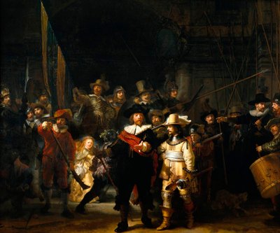 Éjszakai őrség, 1642. alkotó: Rembrandt van Rijn