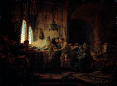 Példabeszéd a munkásokról a szőlőben, 1637. alkotó: Rembrandt van Rijn