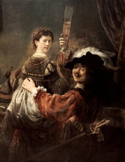 A tékozló fiú a kocsmában Rembrandt és Saskia, 1635. alkotó: Rembrandt van Rijn