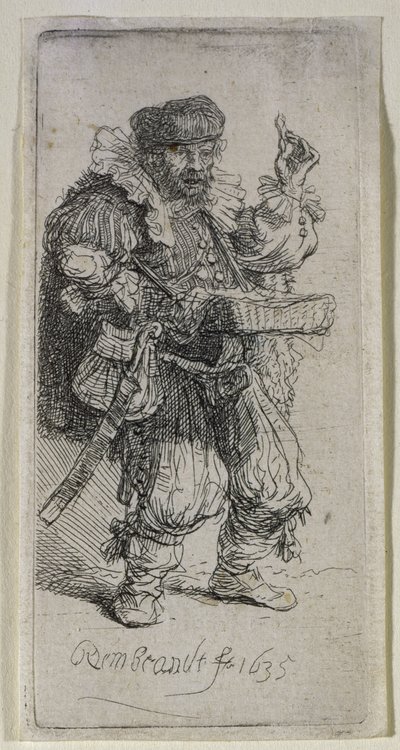 A Quacksalver alkotó: Rembrandt van Rijn