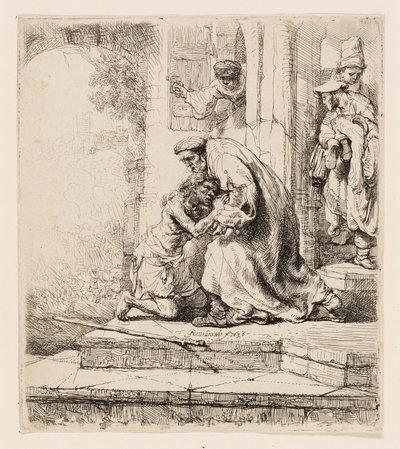 A tékozló fiú visszatérése alkotó: Rembrandt van Rijn