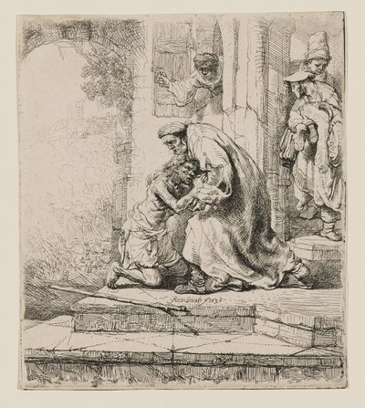 A tékozló fiú visszatérése alkotó: Rembrandt van Rijn