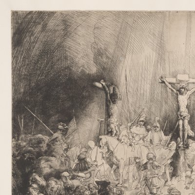 A három kereszt A két tolvaj között keresztre feszített Krisztus: „A három kereszt” alkotó: Rembrandt van Rijn