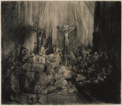 A három kereszt alkotó: Rembrandt van Rijn