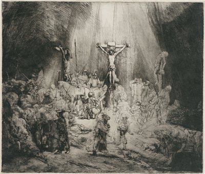 A három kereszt, c. 1653 alkotó: Rembrandt van Rijn