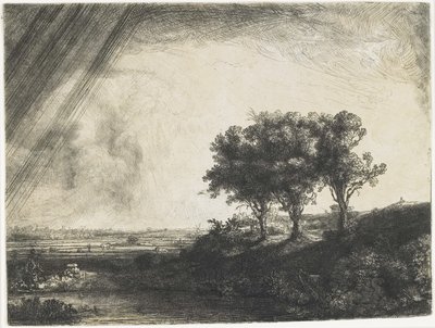 A három fa, 1643 alkotó: Rembrandt van Rijn