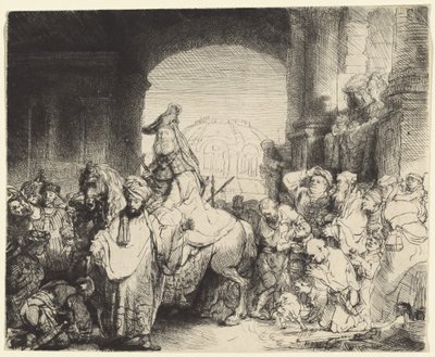 Márdokeus diadala alkotó: Rembrandt van Rijn