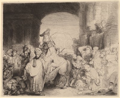 Márdokeus diadala alkotó: Rembrandt van Rijn