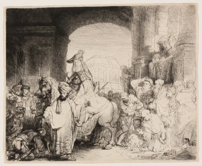 Márdokeus diadala alkotó: Rembrandt van Rijn