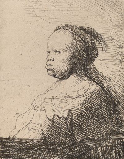 A fehér fekete, c. 1630. alkotó: Rembrandt van Rijn