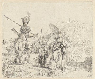 Az Eunuch megkeresztelkedése alkotó: Rembrandt van Rijn