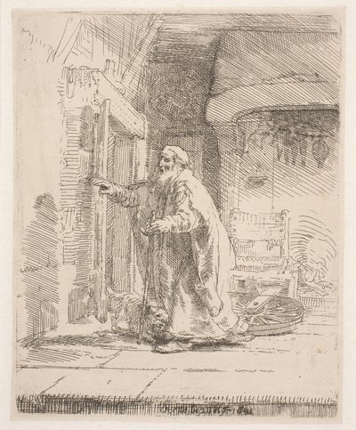 Tobit vaksága: a nagyobb méretű táblakép alkotó: Rembrandt van Rijn