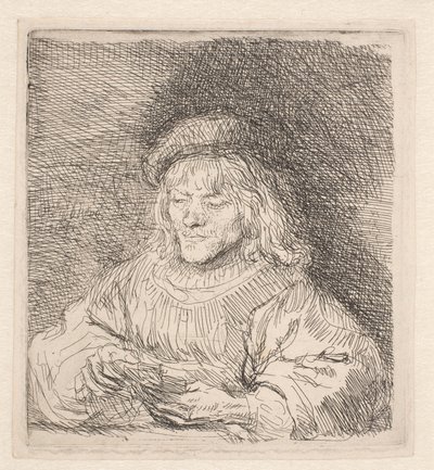 A kártyajátékos alkotó: Rembrandt van Rijn