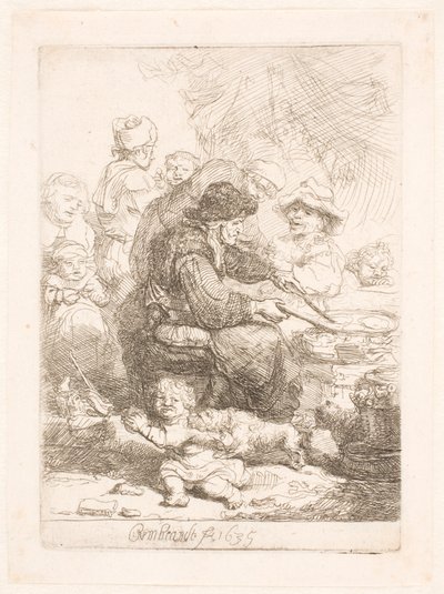 A palacsinta nő alkotó: Rembrandt van Rijn