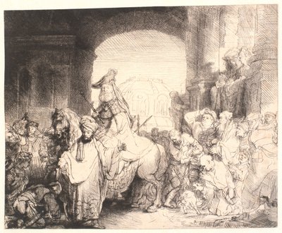 Márdokeus diadala alkotó: Rembrandt van Rijn