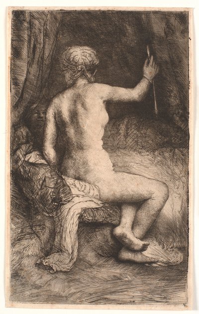 A nő a nyíllal alkotó: Rembrandt van Rijn