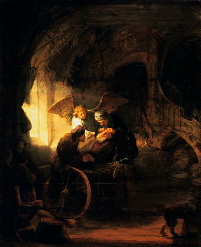 Tóbiás visszaadja a látását atyjának, 1636 alkotó: Rembrandt van Rijn