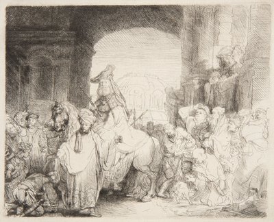 Márdokeus diadala alkotó: Rembrandt van Rijn