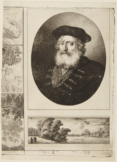 Öregember sapkában alkotó: Rembrandt van Rijn