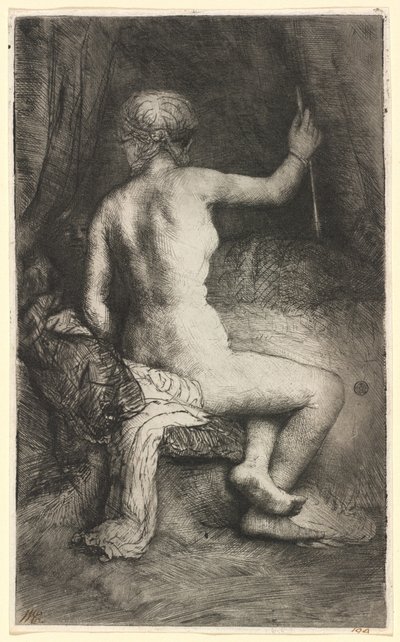 Nő a nyíllal alkotó: Rembrandt van Rijn