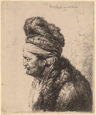 A második keleti fej alkotó: Rembrandt van Rijn and Studio of Rembrandt