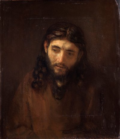 Krisztus feje alkotó: Rembrandt van Rijn