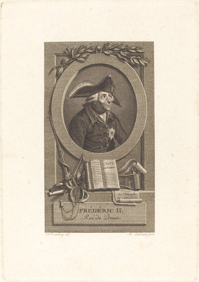 Nagy Frigyes, Poroszország királya alkotó: Remi Henri Joseph Delvaux after Johann Heinrich Ramberg