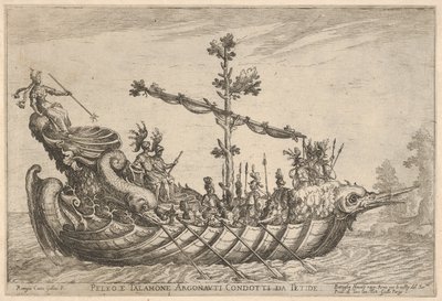 Peleus és Talamon, Az Argonauták edényei című sorozatból, az esküvői ünnepségre..., 1608. alkotó: Remigio Cantagallina