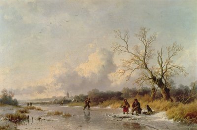 Tél Hollandiában (olaj) alkotó: Remigius Adrianus Haanen