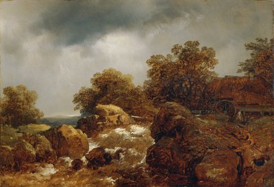 sziklás táj alkotó: Remigius Adrianus van Haanen