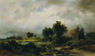 nyári táj alkotó: Remigius Adrianus van Haanen