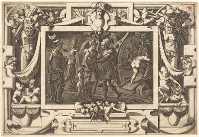 Medea elindul Jasonnal alkotó: René Boyvin after Leonard Thiry