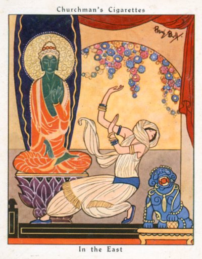 Keleten (színes litográfia) alkotó: René Bull