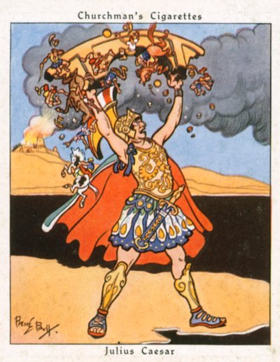 Julius Caesar (színes litográfia) alkotó: René Bull