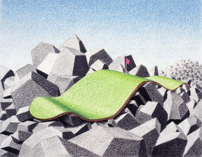 A sziklákon alkotó: Rene Boin
