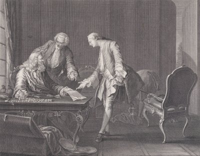 Az örökségét követelő tékozló fiú, kb. 1751. alkotó: Rene Gaillard